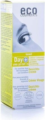 Produktbild Eco Cosmetics Sonnencrème fürs Gesicht getönt LSF 15, 50 ml (Sonnencreme Gesicht, SPF 15, 50 ml)