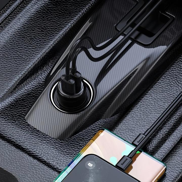Image du produit Baseus Lecteur MP3 Bluetooth de voiture T Shaped S-16 Black OS