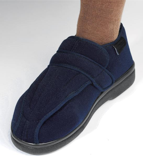 Produktbild Promed Verbandschuh Sanicabrio LXL marineblau 42 (Anziehen)