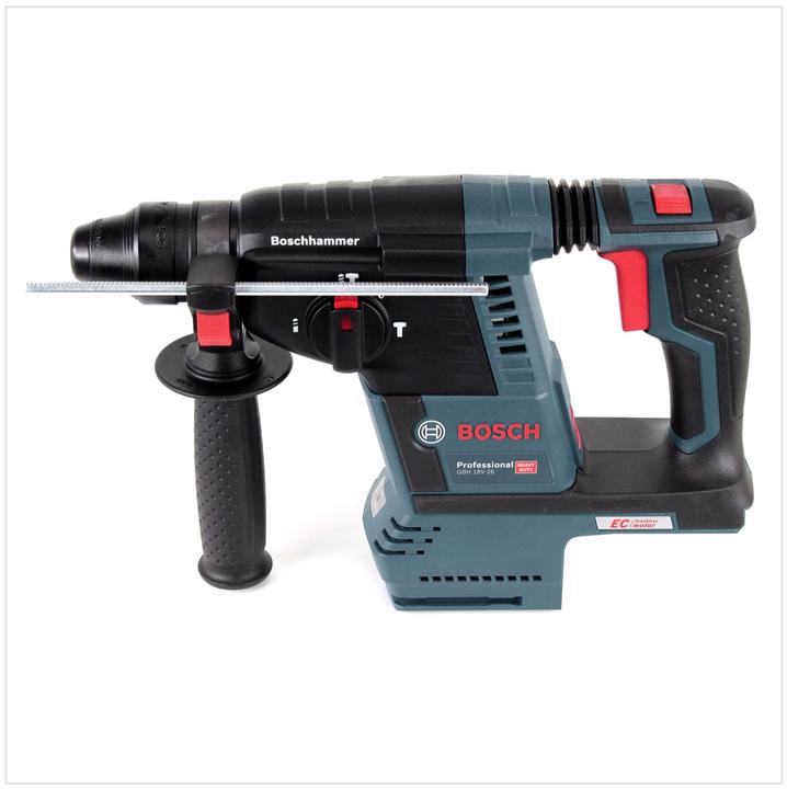 Produktbild Bosch Professional Bosch GBH 18V-26 Akku Bohrhammer 18V 2,6J brushless SDS-Plus + 2x Akku 5,0Ah + Ladegerät + L-Boxx (Akkubetrieb)
