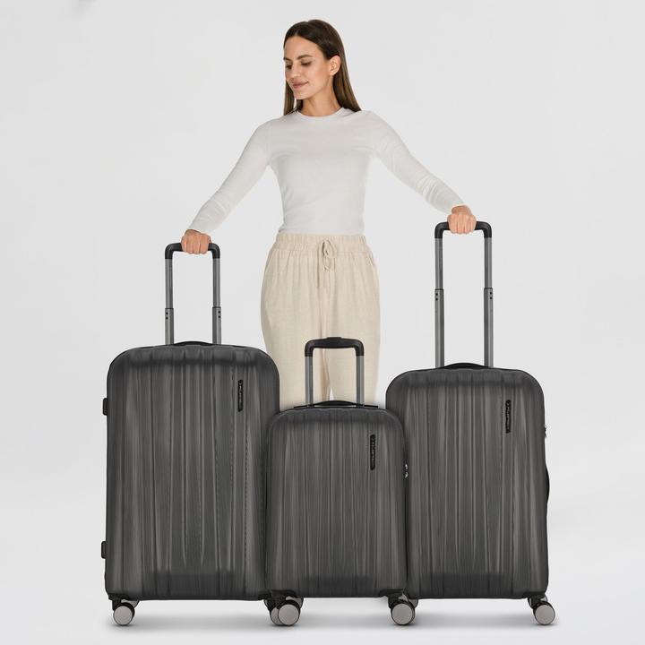 Image du produit Polestream Moonrock 4 Rollen Kofferset 3-teilig mit Dehnfalte (212 l, XL (à partir de 115l))