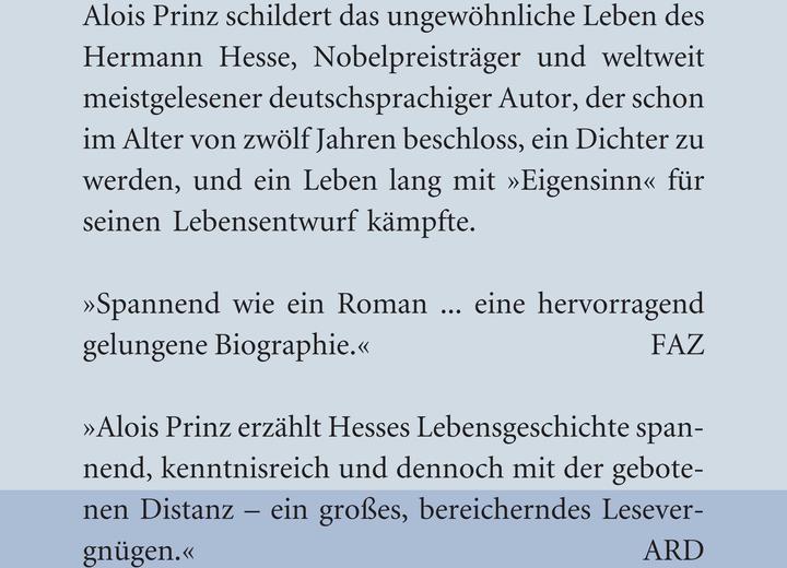 Actual product image »Und jedem Anfang wohnt ein Zauber inne« (German, Alois Prince, 2005)