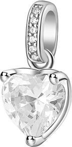 Actual product image Brosway - Fancy Infinite White Heart Silver Pendant FIW28