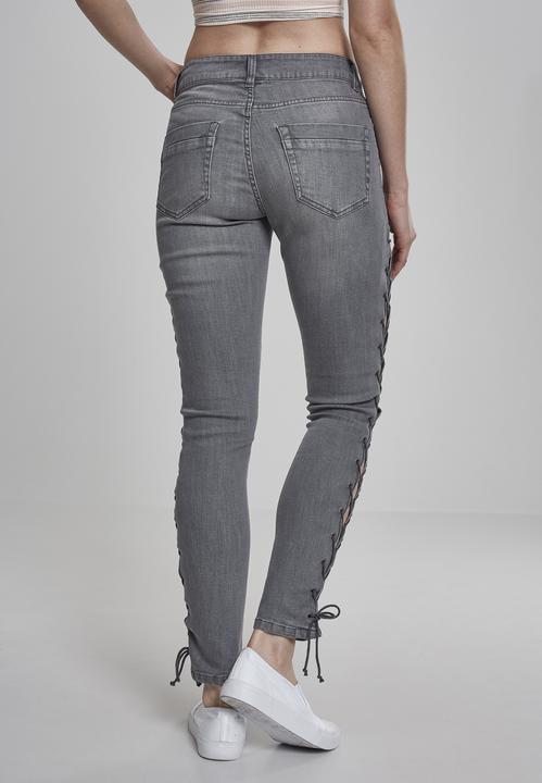 Immagine prodotto Urban Classics Ladies Denim Lace Up Skinny Pants (28)