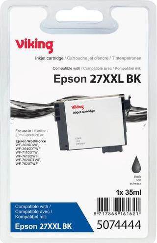 Image du produit Office Depot Cartouche d'encre C8543X Compatible Epson 27XXL T279140 Noir