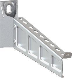 Immagine prodotto Schneider Electric WIBE GROUP Staffa 50i Larghezza 500 mm, lunghezza 550 mm per lampade a parete, a (0.55 m)