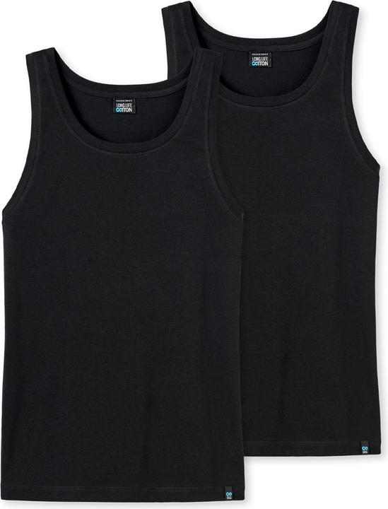 Schiesser 2er Pack Long Life Cotton Unterhemd