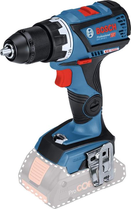 Bosch Professional GSR 18V-60 C (Akkubetrieb)