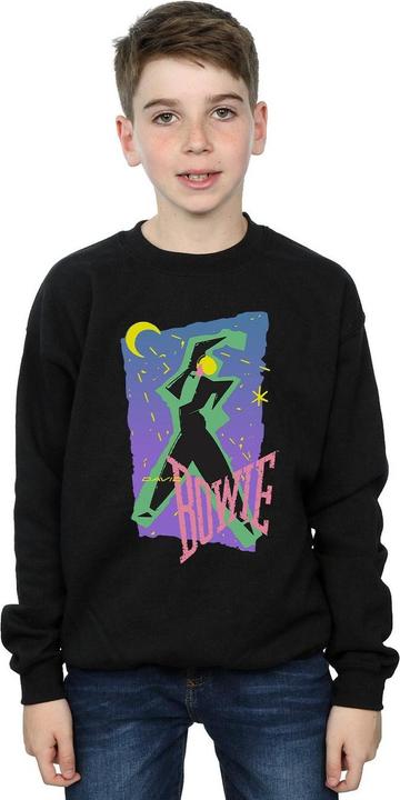 Actual product image David Bowie Boys Moonlight Dance Sweatshirt (128)