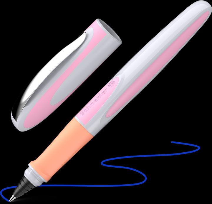 Actual product image Schneider Ray rollerball pen, M, royal blue, erasable, flora (Royal blue, 1 x)
