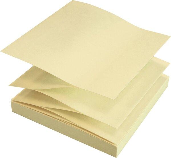 Papillons adhésifs recyclés Standard 5644-11BOX jaune 12 blocs (75 x 75 mm)