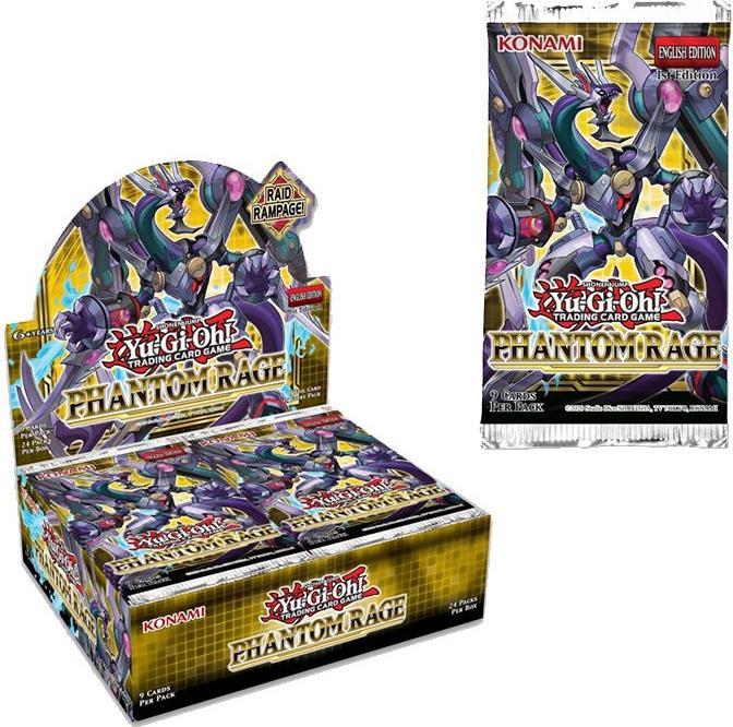 Image du produit Yu-Gi-Oh Phantom Rage Booster Display - EN (Anglais, Affichage du booster)