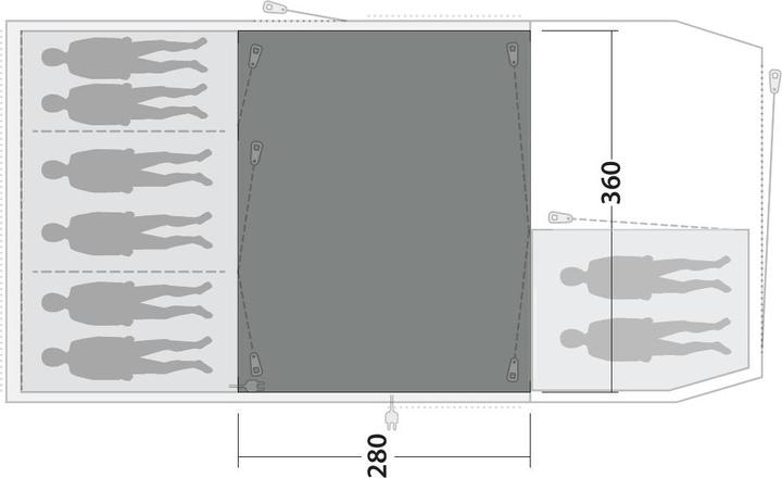 Image du produit Outwell Tapis confortable Winwood 8