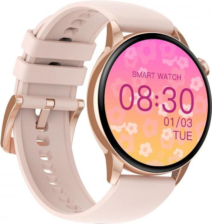 Actual product image Maxcom FW58 Vanad Pro (1.3") AMOLED Gold (46 mm)