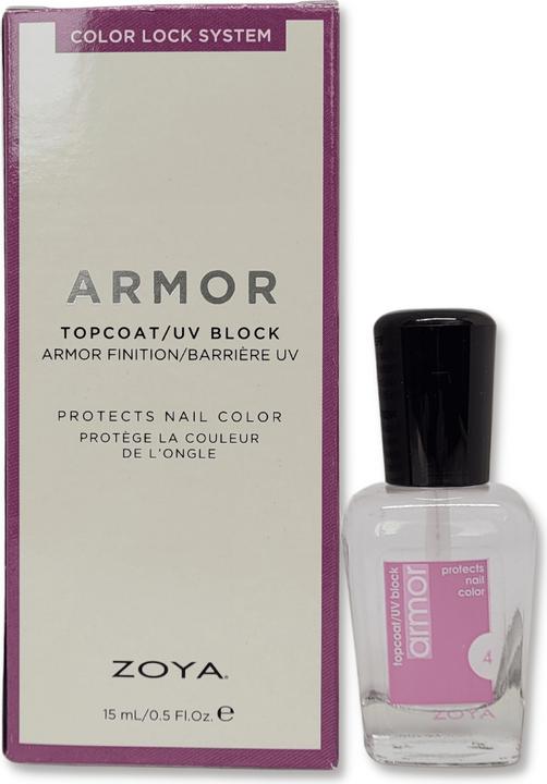 Zoya Armor Top Coat Mit Uv-Schutz (Transparent, UV-Gel Lack, Top Coat)