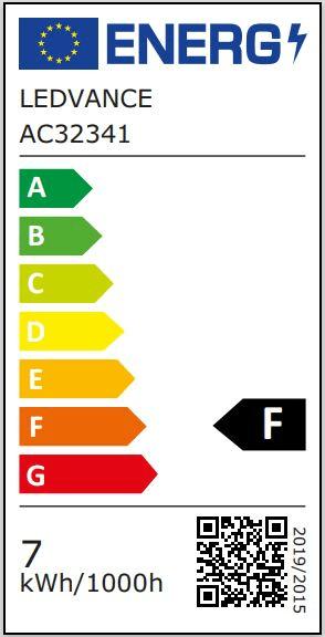 Energy Label Osram Superstar Mirror (E27, 6.50 W, 640 lm, 1 x, F)