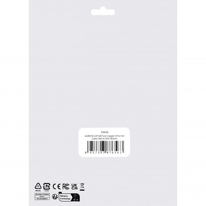 Actual product image Ugreen Cat6A UTP 10-Gbit Slim Ethernet RJ45 Pure Copper (UTP, CAT6a, 10 m)