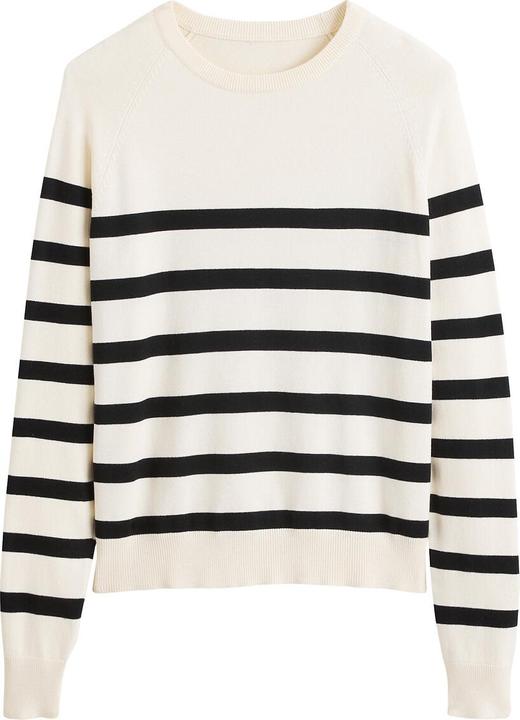 Produktbild La Redoute Collections Gestreifter Basic-Pullover (38)
