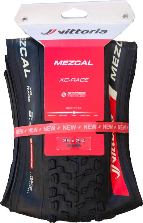 Actual product image Vittoria Mezcal XC Race tyre (29 x 2.40, 60-622)