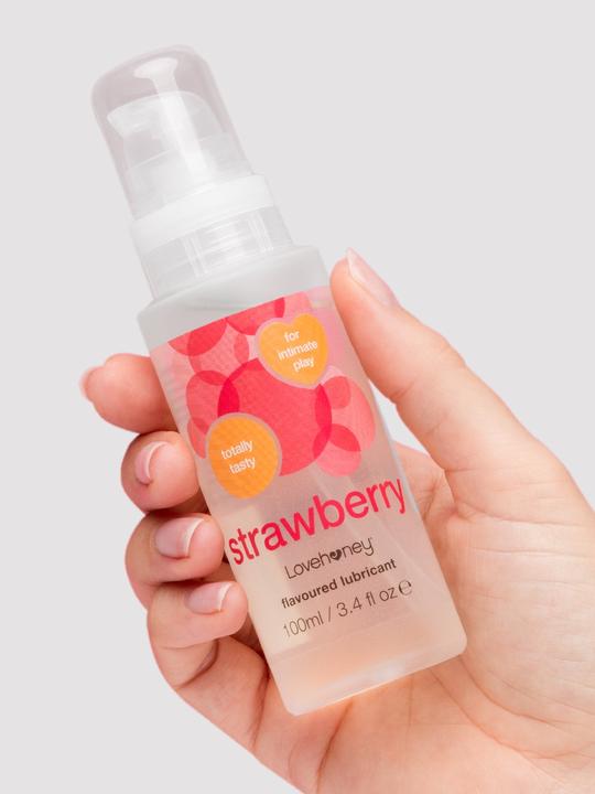 Image du produit Lovehoney Lubrifiant à base d'eau au goût de fraise (100 ml)