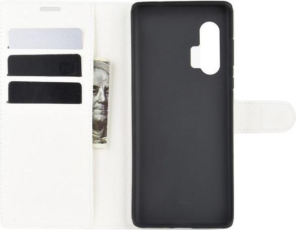 Actual product image MU Classic Litchi Leather Bookcover Series (Motorola Edge+)