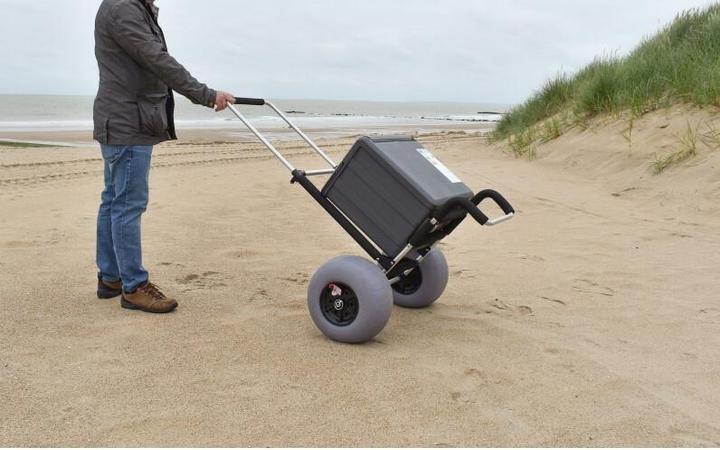 Image du produit 9WS Diable en Alu pour paddle avec roues ballon idales pour le sable