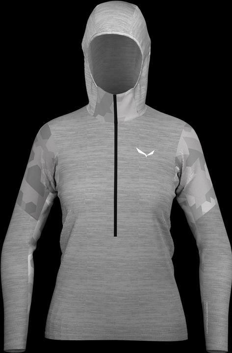 Actual product image Salewa Boe Alpine Merino Half-Zip Hooded Jacket Da (W42/L36, W44/L38, W46/L40)