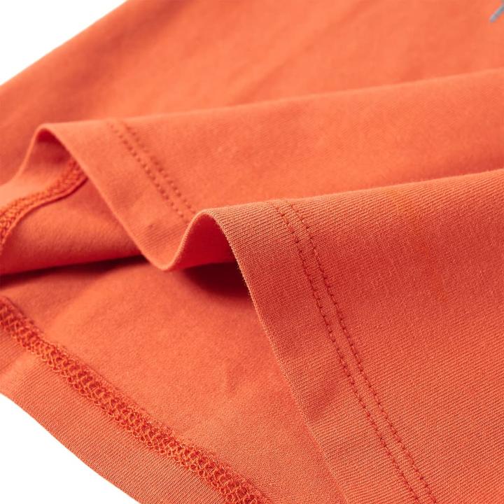 Immagine prodotto VidaXL Camicia da bambino a maniche lunghe arancio scuro 104,Materiale: 95 (104)