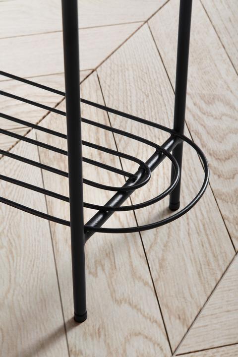 Produktbild FineBuy Pflanzgefäss FB92216 Metall Schwarz (21 cm)