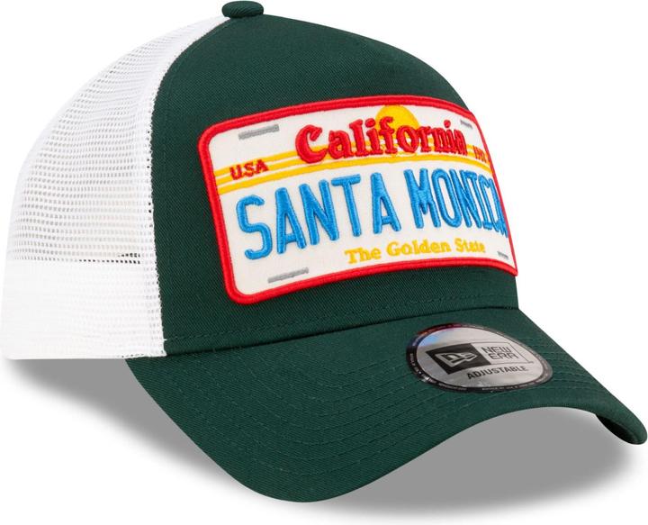 Image du produit New Era Adjustable A-Frame Trucker Cap - SANTA MONICA green