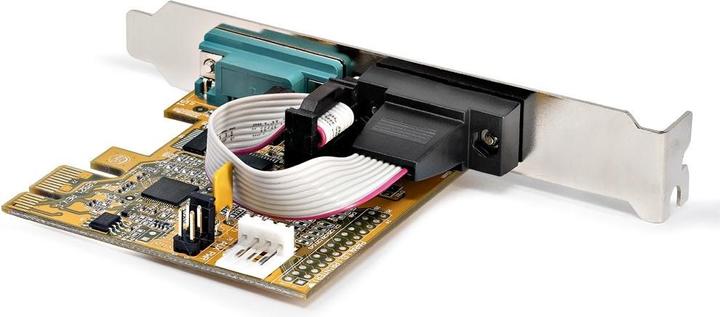 Immagine prodotto StarTech Scheda di interfaccia seriale PCI Express a 2 porte COM Scheda seriale da PCIe a RS232 K