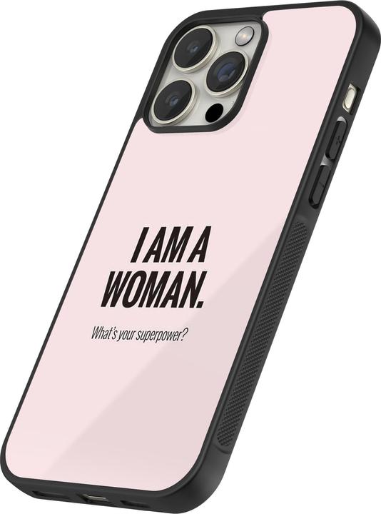 Immagine prodotto PhoneLook Copertina in silicone nero Sono una donna (Apple iPhone 12 Pro Max)