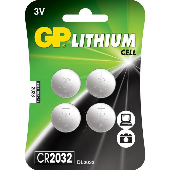 Produktbild GP Batteries CR 2032 (4 Stk., CR2032, 240 mAh)