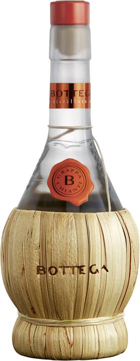 Actual product image Bottega Grappa Fiasco Chianti 38% Vol. 0,5l