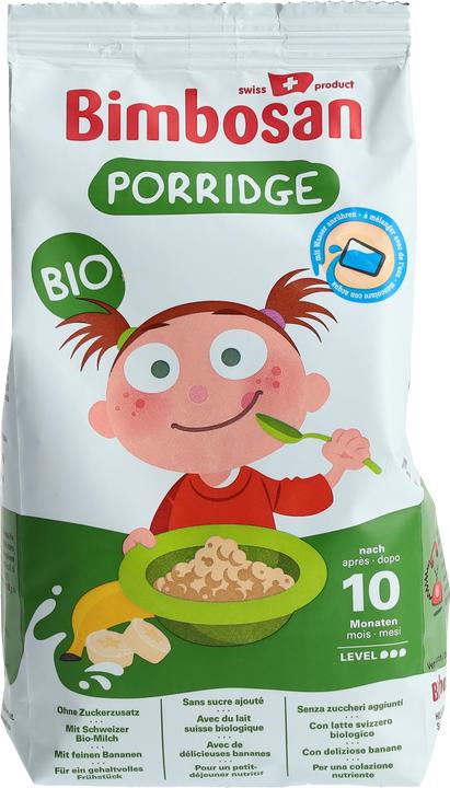 Actual product image Bimbosan Organic porridge (400 g)