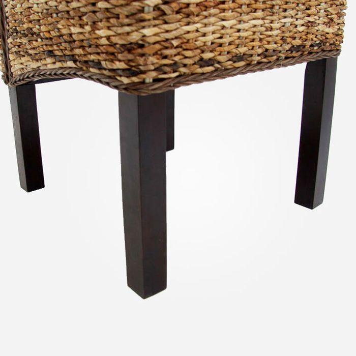 Produktbild Mendler 6x Korbstuhl BALI Bananengeflecht dunkel