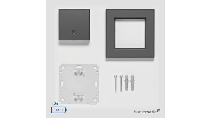 Produktbild Homematic IP Temperatur- und Luftfeuchtigkeitssensor innen HmIP-STH-A (anthrazit)