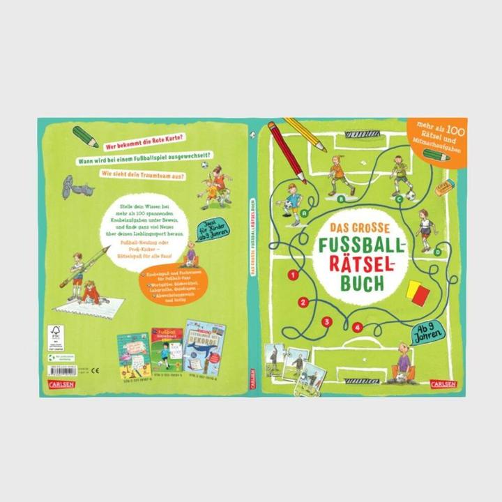 Produktbild Das grosse Fussball-Rätselbuch (Deutsch, Cordula Thörner, Christiane Hahn, 2024)