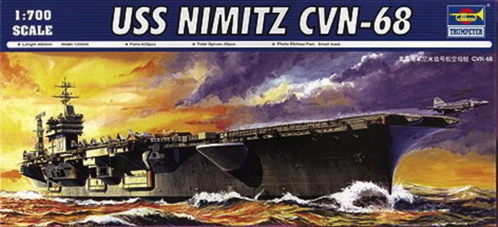 Actual product image Trumpeter USS Nimitz CVN-68