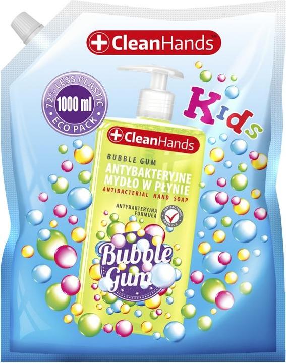 Produktbild Tenzi Antibakterielle Flüssigseife CLEAN HANDS, Kaugummi, Vorrat, 1000ml