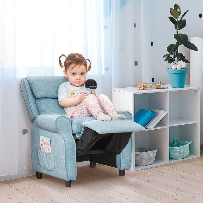 Immagine prodotto Swisshandel24 Divano per bambini Divano per bambini Poltrona per bambini Sedia Divano reclinabile regolabile con (Poltrona per bambini)