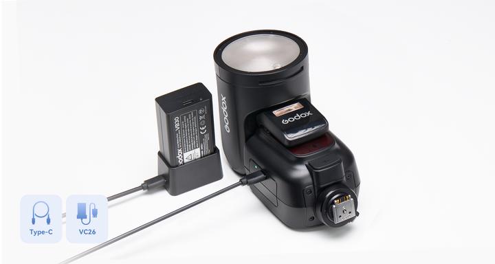 Actual product image Godox V1PRO-O (Plug-on flash, Panasonic, Om System, Olympus)