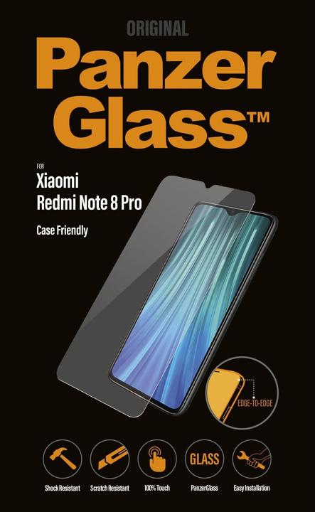 Actual product image PanzerGlass Case Friendly (1 Piece, Xiaomi Redmi Note 8 Pro)