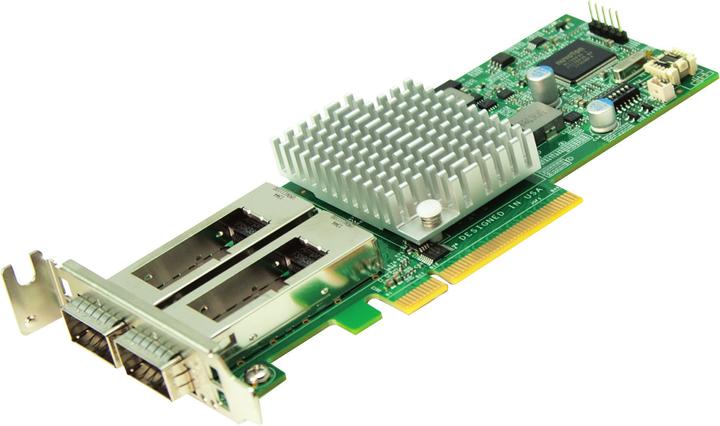 Image du produit Supermicro AOC-S40G-i2Q - Adaptateur réseau - PCIe 3.0 x8 Low-Profile (Mini PCI Express)