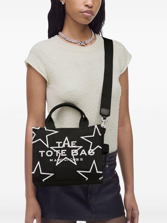 Produktbild Marc Jacobs the small tote i canvas with embroidered stars