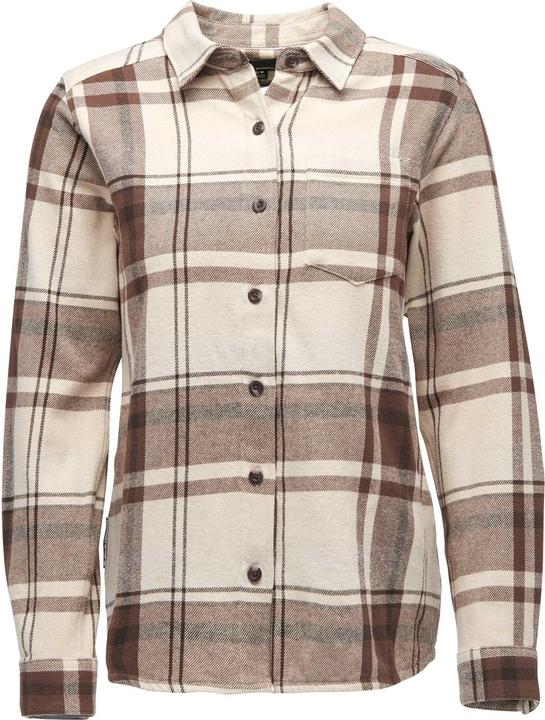 chalk pink-walnut plaid