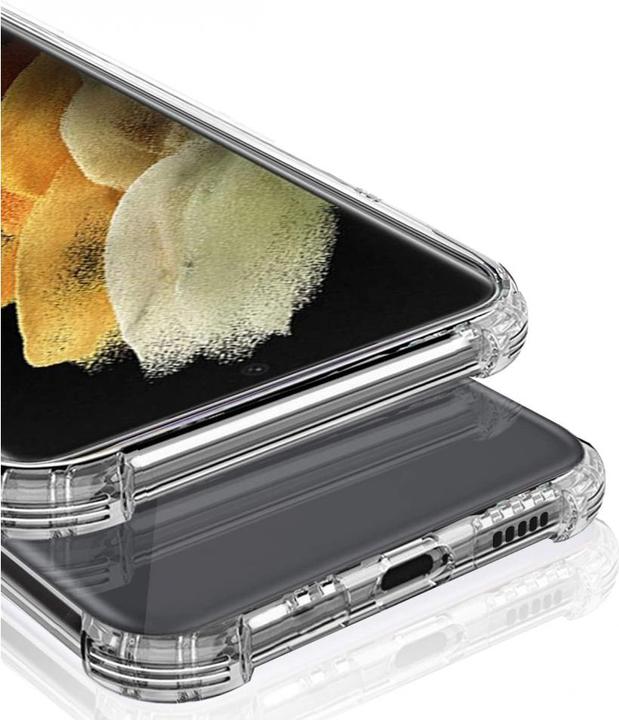 Actual product image Screenguard Samsung Galaxy S21 Case Crystal Soft Airbag Bumper (Samsung Galaxy S21)