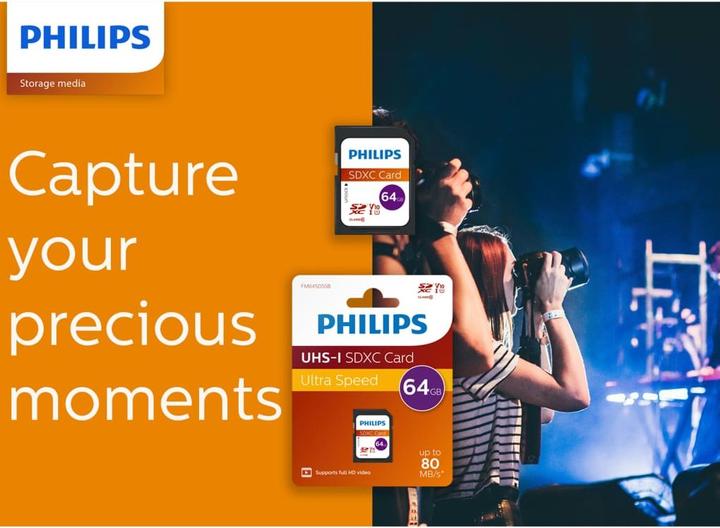 Produktbild Philips FM64SD55B (64 GB, SDXC, U1, UHS-I)