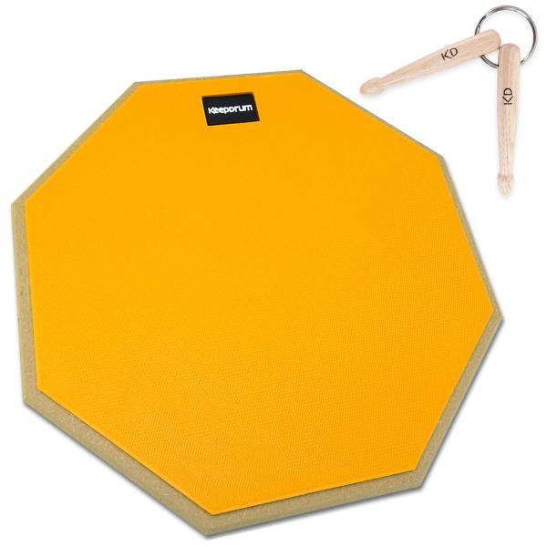 Produktbild keepdrum Übungspad Orange 12 Zoll mit Anhänger