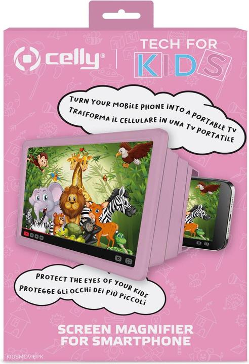 Actual product image Celly Screen Magnifier Kids Lightblue